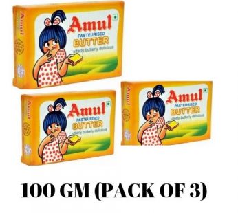 AMUL BUTTER 100 GM (PACK OF 3)