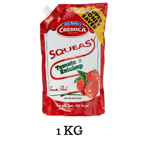 CREMICA TOMATO KETCHUP SQUEEZE POUCH 1KG