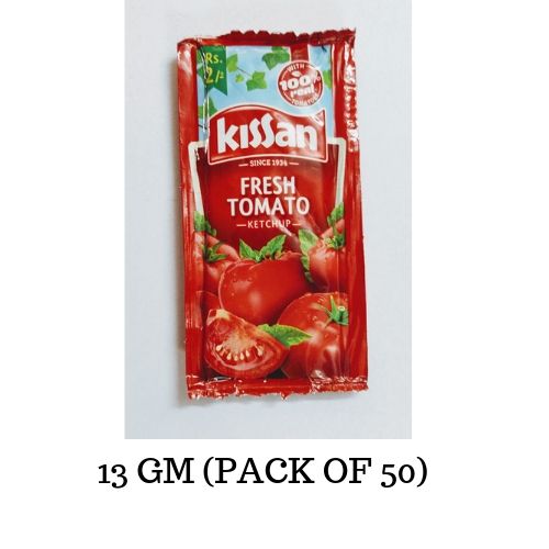 KISSAN FRESH TOMATO KETCHUP 13GM (PACK OF 50)
