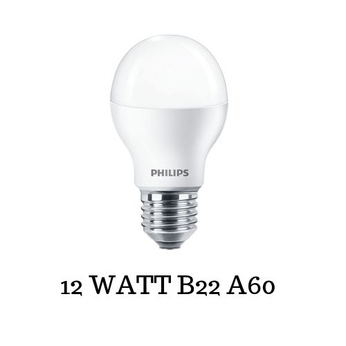 PHILIPS 12WATT B22 A60 LED (COOL DAYLIGHT)