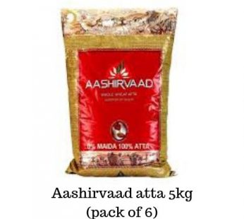 AASHIRVAAD ATTA 5KG (PACK OF 6)