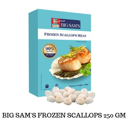 BIG SAM’S SCALLOPS 250GM